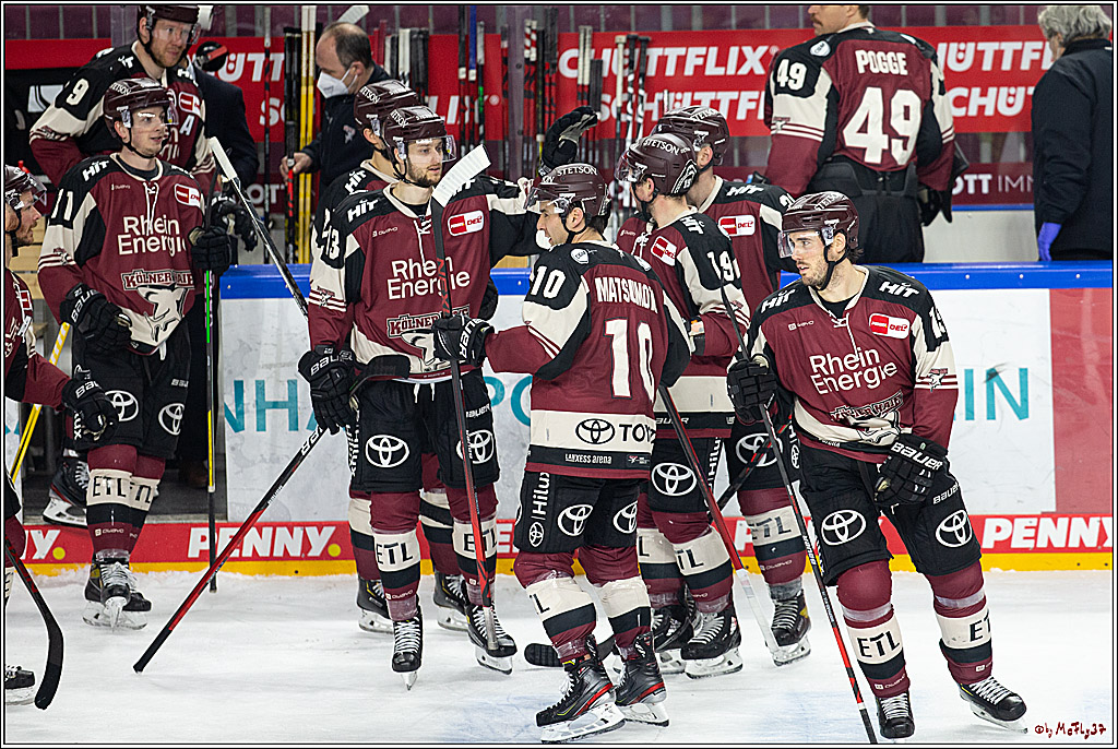 PENNY DEL;  Koelner Haie - Krefeld Pinguine; Koeln, 24.02.2021